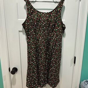 Retrolicious Strawberry Dress 🍓 A-Line Vintage Style Cottagecore WITH POCKETS